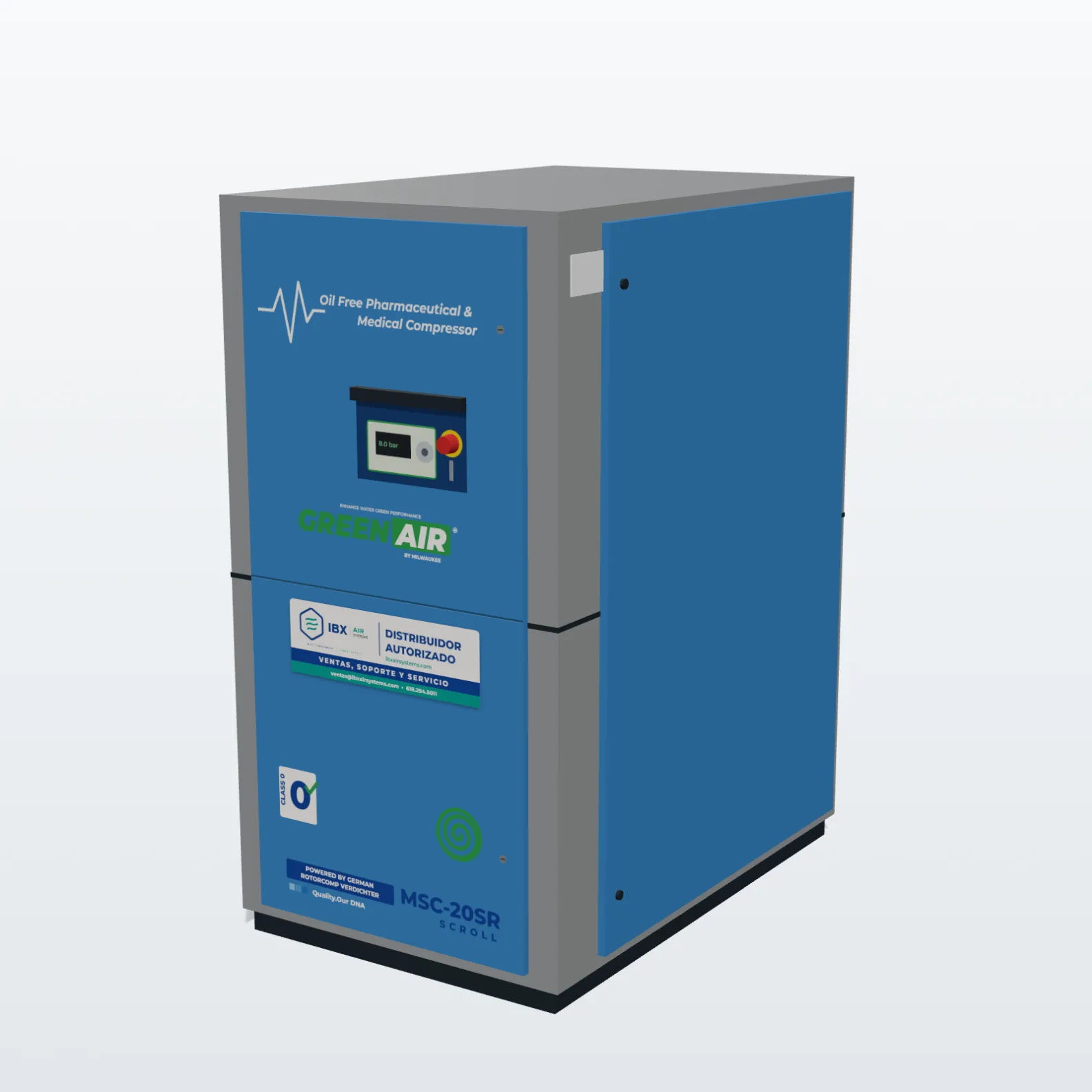 Generador de aire grado médico MSC-20SR